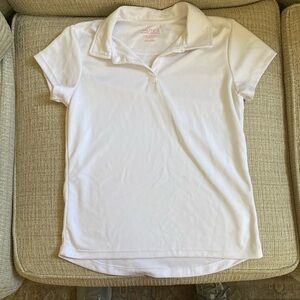 Girls Nautica polo - white